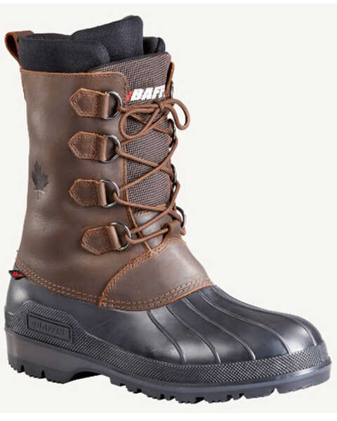 Baffin Men's Cambrian Insulated Waterproof Boots - Round Toe , Brown, hi-res