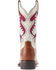 Image #3 - Ariat Women's Pinto  VentTEK™ 360° Western Boots - Broad Square Toe, Brown, hi-res