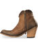 Image #3 - Liberty Black Women's Vegas Faggio Booties - Round Toe , Brown, hi-res