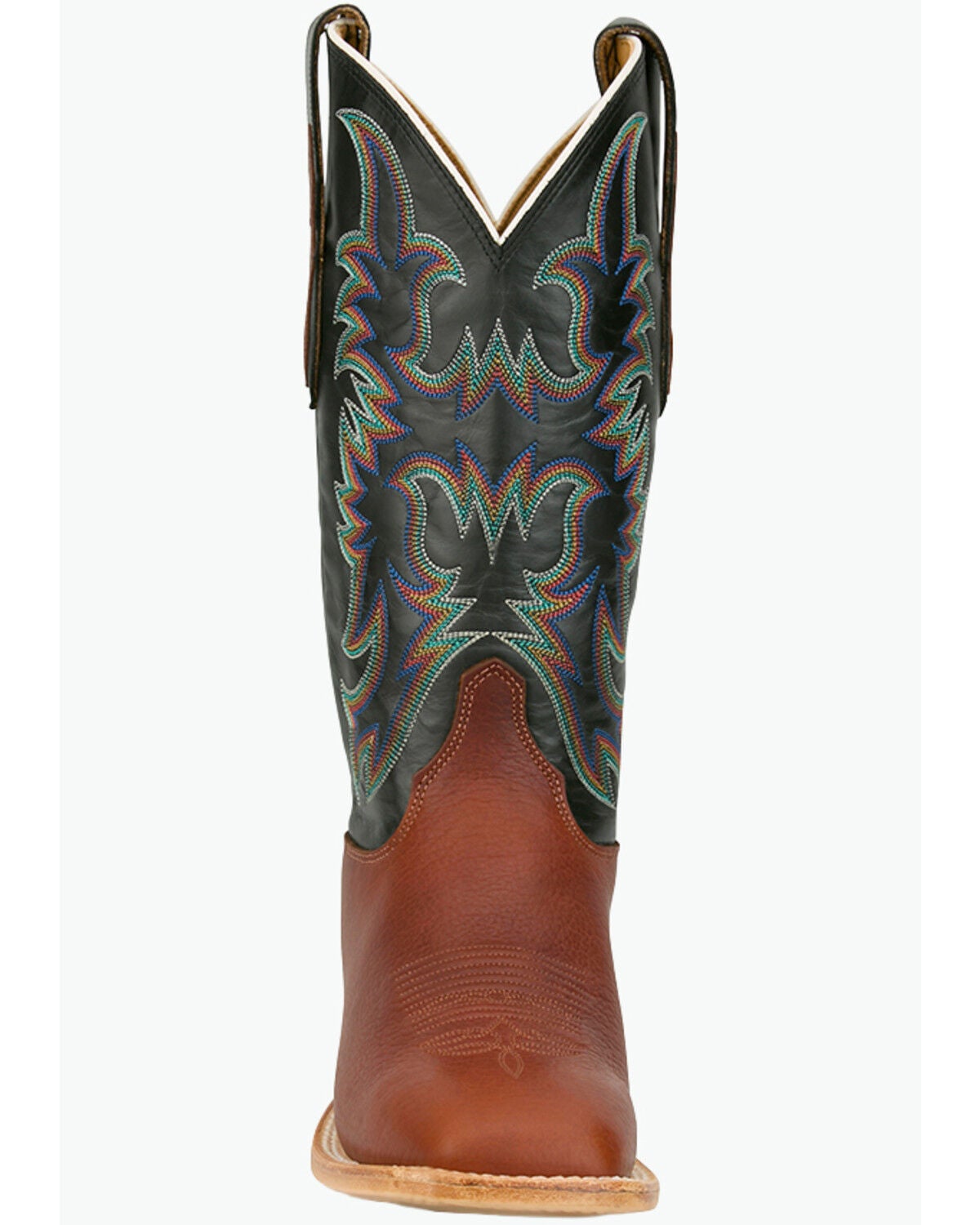 Image #4 - Justin Men's Braxton Performance Western Boots - Broad Square Toe, Cognac, hi-res