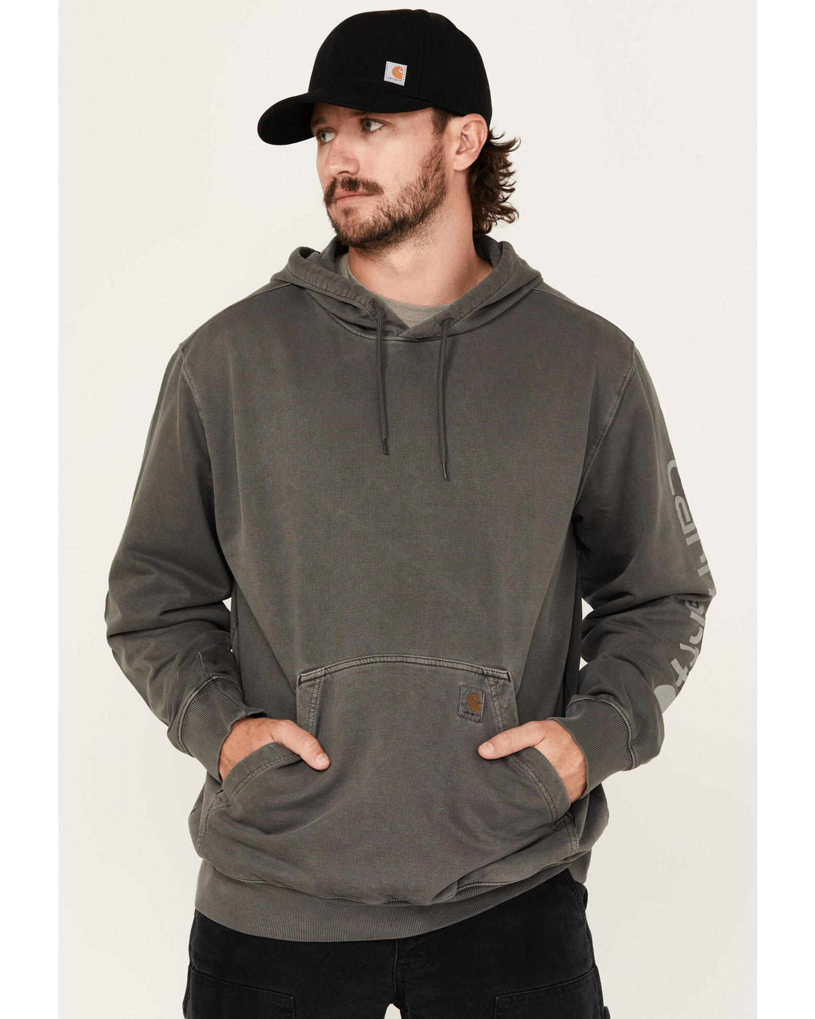Product Name: Carhartt Men's Midweight Relaxed Fit Graphic Hooded Sweatshirt