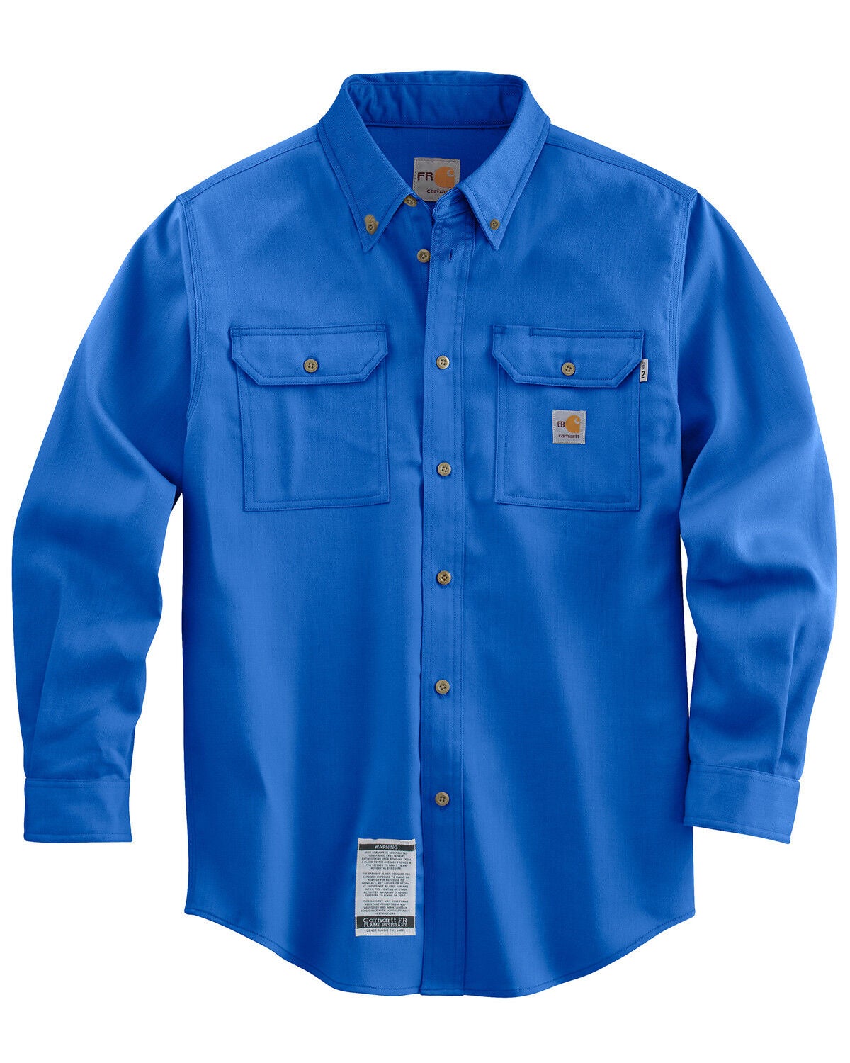 Image #1 - Carhartt Men's FR Solid Twill Long Sleeve Work Shirt, , hi-res