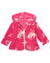 Image #1 - Wrangler Infant Girls' Conversation Print Sherpa Jacket, Pink, hi-res