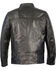 Image #2 - Milwaukee Leather Men's Zip Front Classic Moto Leather Jacket - 5X, Black, hi-res