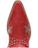 Image #6 - Dingo Women's Lucky Stars Embellished Suede Tall Western Boots - Round Toe, Red, hi-res