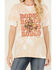 Image #2 - Bohemian Cowgirl Women's Rodeo Rodeo Rodeo Bleached Short Sleeve Graphic Tee, Tan, hi-res