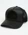 Image #1 - Stetson Men's Oiled Ball Cap, Black, hi-res