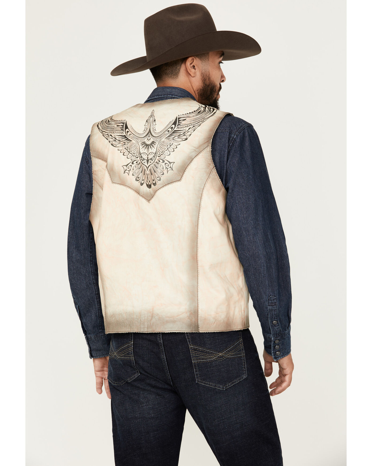 Eagle leather vest clearance