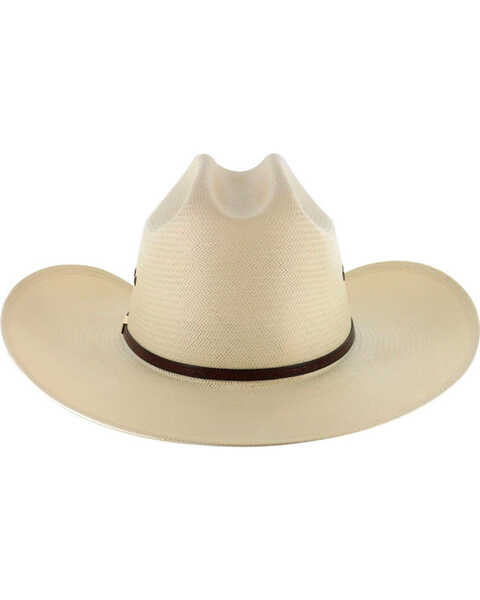 Moonshine Spirit Men's 8X River Bank Straw Cowboy Hat, Natural, hi-res