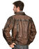 Image #3 - Kobler Leather Men's Rusty Leather Jacket, Brown, hi-res