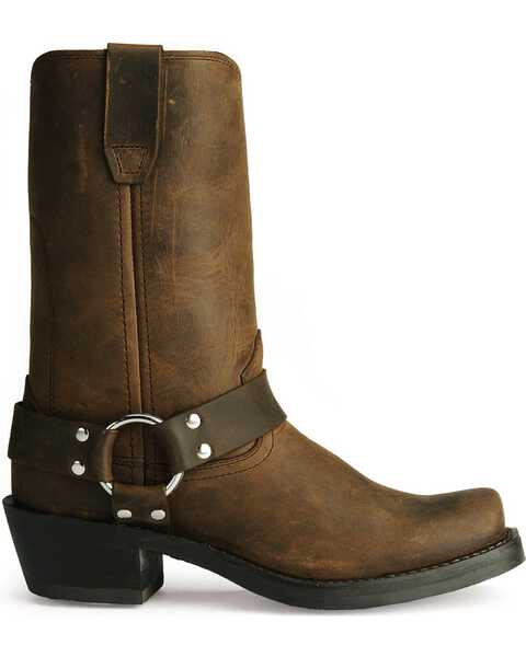 Image #3 - Durango Women's Harness Western Boots - Square Toe, Brown, hi-res