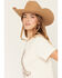 Image #2 - Blended Women's Boot Print Short Sleeve Graphic Tee, Cream, hi-res
