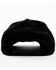 Image #3 - Cody James Men's American Flag Patch Suede Ball Cap, Black, hi-res