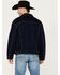 Image #4 - Wrangler Men's Vintage Sherpa Lined Trucker Jacket, Dark Blue, hi-res