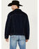Image #4 - Wrangler Men's Vintage Sherpa Lined Trucker Jacket , Dark Blue, hi-res