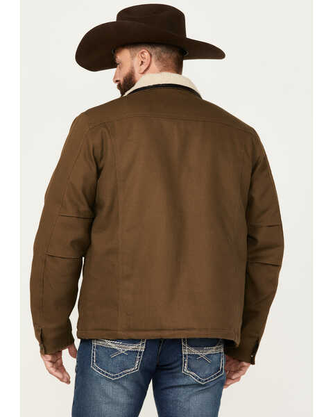 Image #4 - Cody James Men's Hamlin Ranch Button-Down Jacket, Chocolate, hi-res