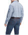 Image #2 - Ariat Men's FR Cunningham Check Logo Button-Down Work Shirt , Turquoise, hi-res