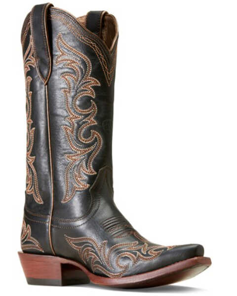 Image #1 - Ariat Women's Hazen Western Boots - Snip Toe , Black, hi-res