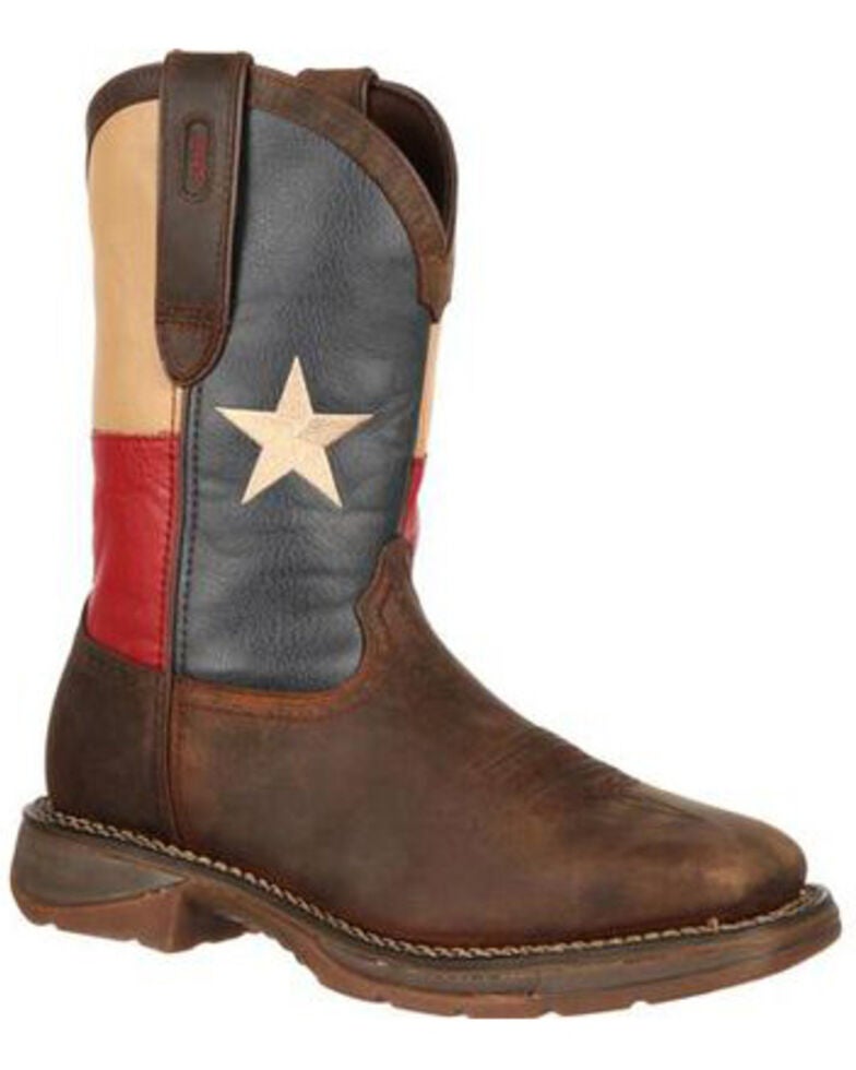 Durango Rebel Men's Texas Flag Western Boots Steel Toe Sheplers
