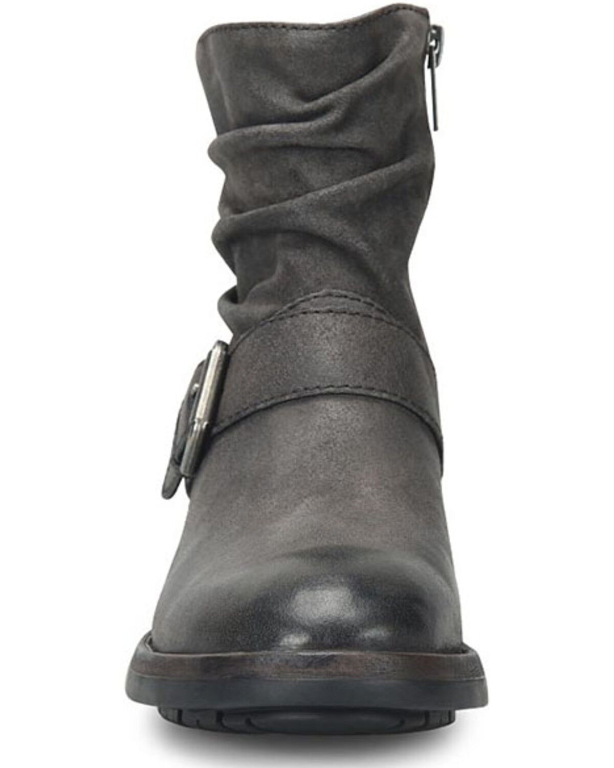 Image #4 - Born Women's Midway Moto Fashion Boots - Round Toe, Dark Grey, hi-res
