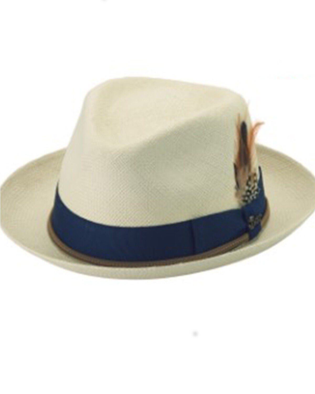 Image #1 - Bullhide Natural Ventura Panama Fedora Straw Hat, Natural, hi-res