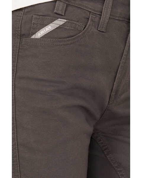 Image #2 - Ariat Women's Rebar PR Made Tough Straight Pants, Grey, hi-res