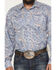 Image #3 - Stetson Men's Paisley Print Long Sleeve Snap Western Shirt, Blue, hi-res