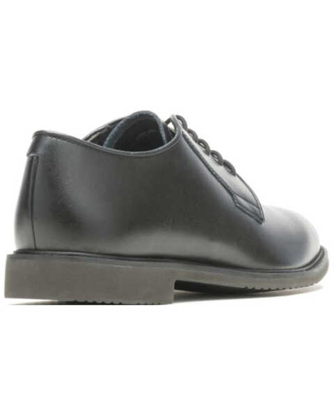 Image #4 - Bates Men's Sentry High Shine Lace-Up Work Oxford Shoes - Round Toe, Black, hi-res