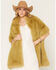 Image #1 - Azalea Wang Women's Starlet Faux Fur Wrap, Green, hi-res