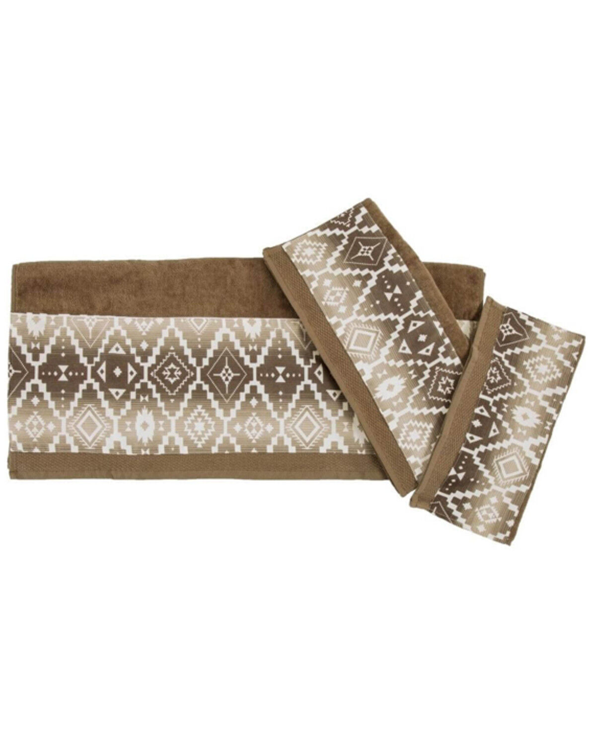 Image #1 - HiEnd Accents Chalet Southwestern Print Bath Towel Set - 3-Piece, Multi, hi-res
