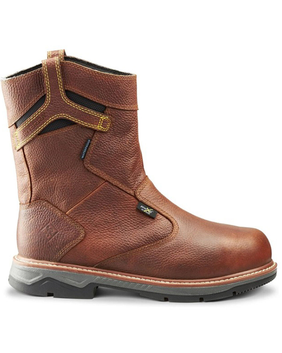 Image #2 - Kodiak Men's 8" Patton Wellington Metguard Waterproof Work Boots - Aluminum Toe, Brown, hi-res