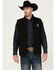 Image #1 - American Fighter Men's Loman Mexico Embroidered Zipper Vest, Black, hi-res
