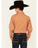 Cinch Boys' Brown Geo Print Long Sleeve Snap Western Shirt , Brown, hi-res