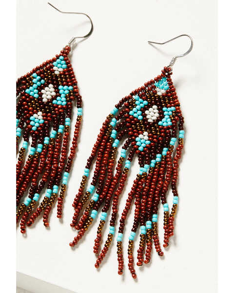Image #2 - Idyllwind Women's Wild Canyon Seed Bead Earrings, Multi, hi-res