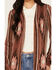Image #3 - Rock & Roll Denim Women's Southwestern Print Long Sleeve Duster, Brown, hi-res