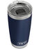 Image #3 - Yeti Rambler 20 oz MagSlider Lid Tumbler - Navy, Navy, hi-res