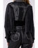Image #3 - Azalea Wang Women's Faux Leather Studded Fringe Cropped Jacket, Black, hi-res