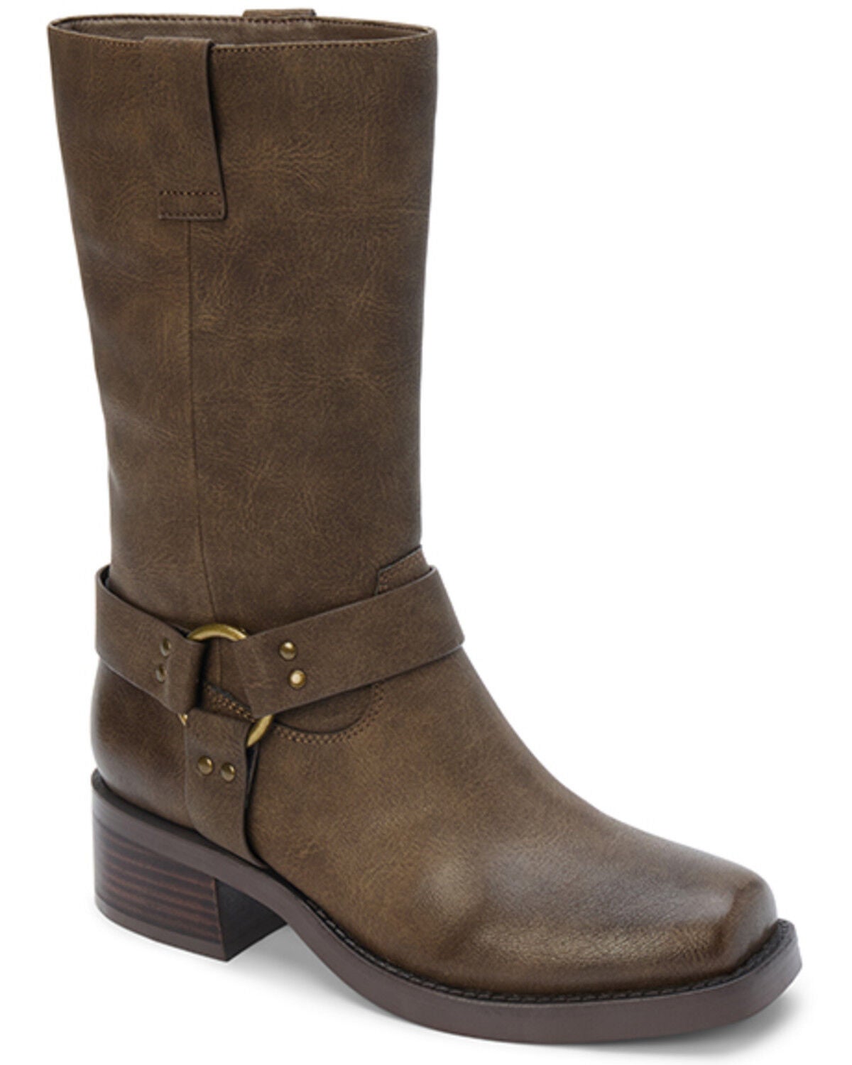 Matisse Women's Autumn Harness Boots - Square Toe, Coffee, hi-res