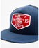 Image #2 - Lazy J Ranchwear Men's Navy Red Ranch Logo Patch Mesh Back Ball Cap, Navy, hi-res