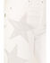 Image #2 - Vibrant Denim Women's Rhinestone Star High Rise Wide Leg Jeans, White, hi-res