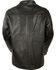 Image #3 - Milwaukee Leather Men's Black Club Style Shirt Jacket - Big 4X, Black, hi-res