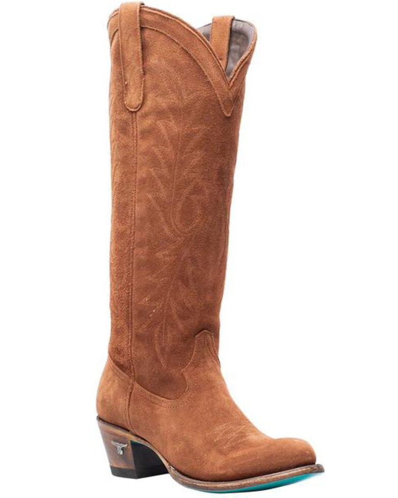 Lane Women's Brown Fire Away Western Boots - Round Toe, Brown, hi-res