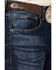 Image #2 - Wrangler 20X Men's Blueberry Garden Dark Wash Slim Straight Stretch Jeans, Dark Wash, hi-res
