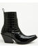 Image #2 - Ariat Women's Jade Crocodile Print Western Booties - Snip Toe, Black, hi-res