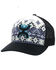 Image #1 - Hooey Kids' Coach Trucker Cap, Black, hi-res