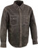 Image #2 - Milwaukee Leather Men's Lightweight Leather Long Sleeve Western Shirt , Grey, hi-res