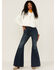 Image #2 - Velvet Heart Women's Jeanie Denim Frayed Hem Jacket, White, hi-res
