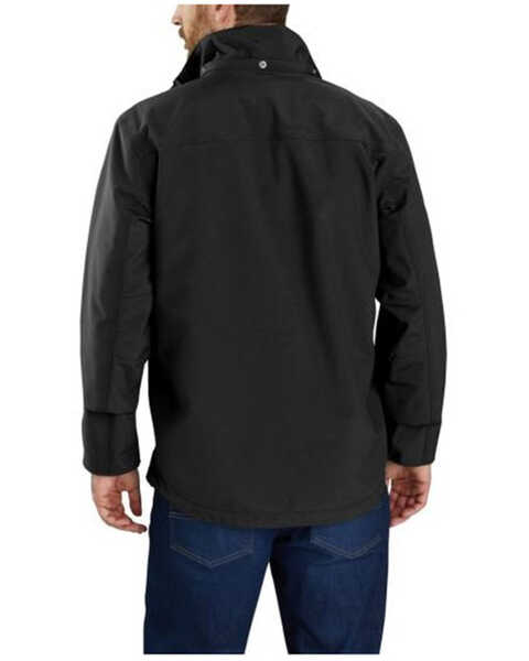 Image #2 - Carhartt Men's Shoreline Storm Defender Loose Heavyweight Zip-Front Work Jacket, Black, hi-res