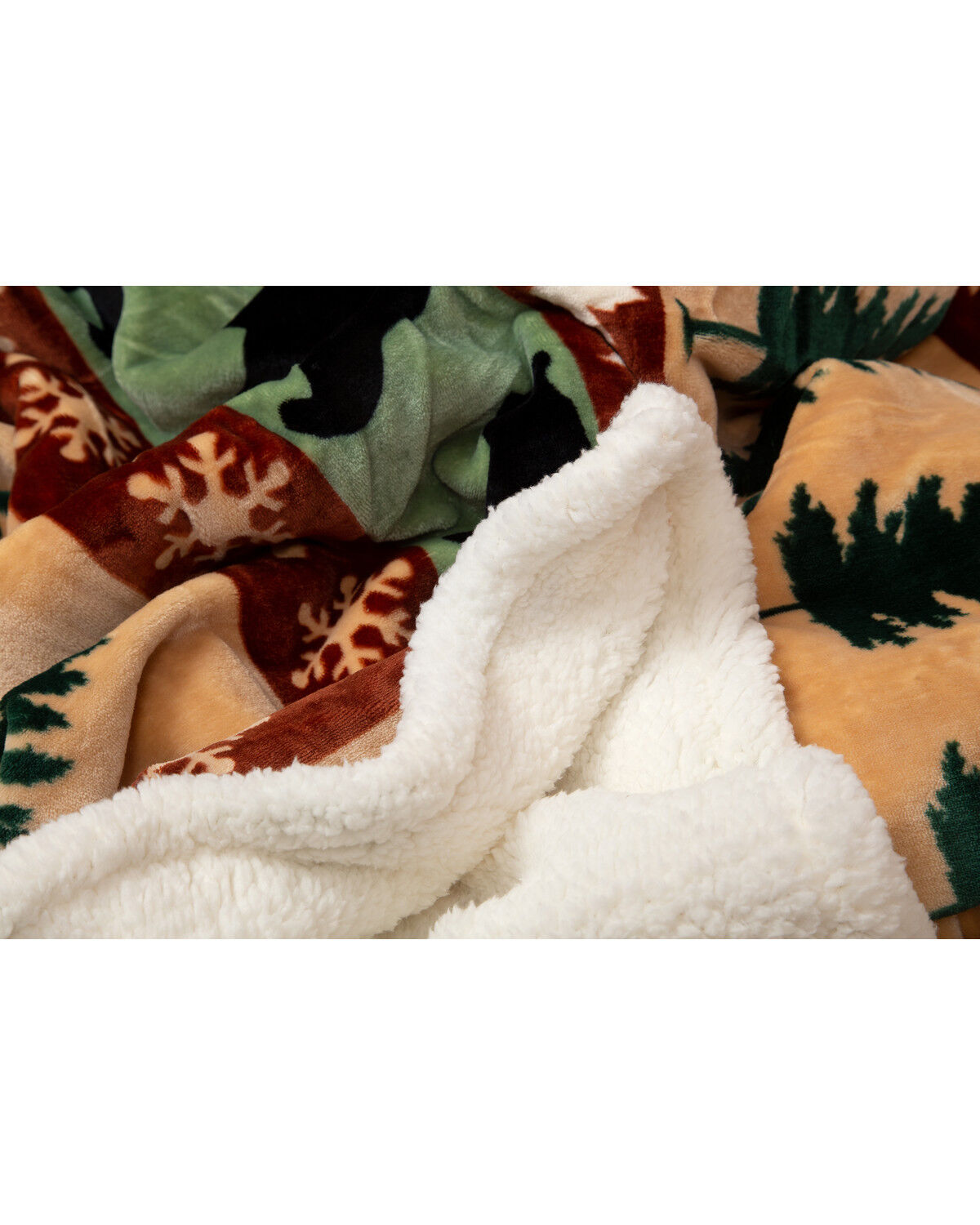 Image #2 - Carstens Home Tall Pine Twin Comforter Set - 4 Piece, Green, hi-res