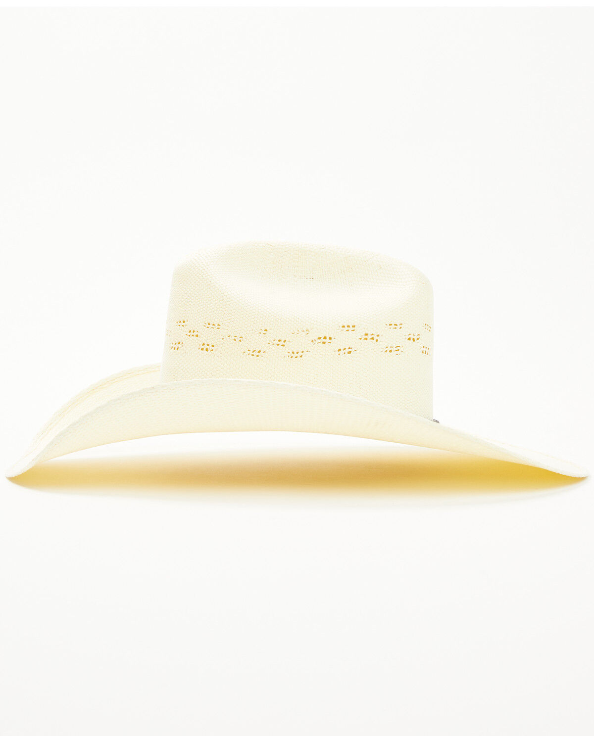Image #3 - Justin Falcon Straw Cowboy Hat, Natural, hi-res